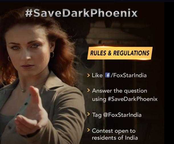 Fox Star India Save Dark Phoenix Contest - Win Amazing Merchandise - ContestNews