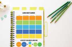 Free Printable Lunch Box Planner, Lunch Notes and Meal Planner for Busy Moms
