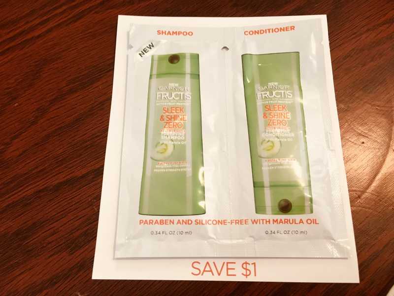 Free Samples : Garnier Sleek & Shine Zero Hair Care 