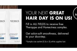 Free Samples : Nexxus Therapy Shampoo and conditioner