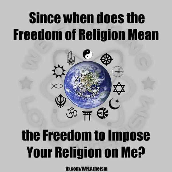 Freedom To Be An Atheist