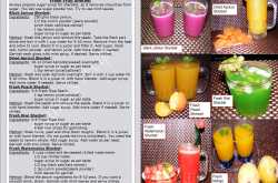 Fresh Fruit Sherbet(Black jamun,dried apricot,peach,watermelon,kiwi)