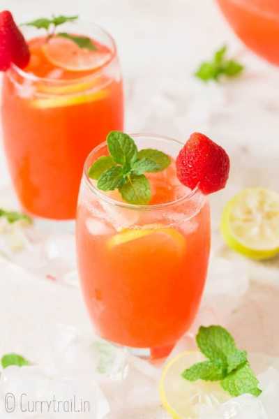 Fresh Strawberry Lemonade