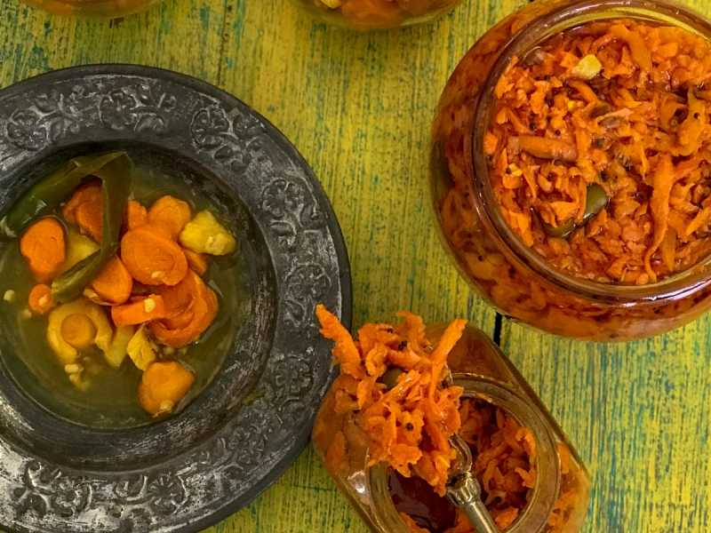 Fresh Turmeric Pickle - Kachi Haldi Ka Achar