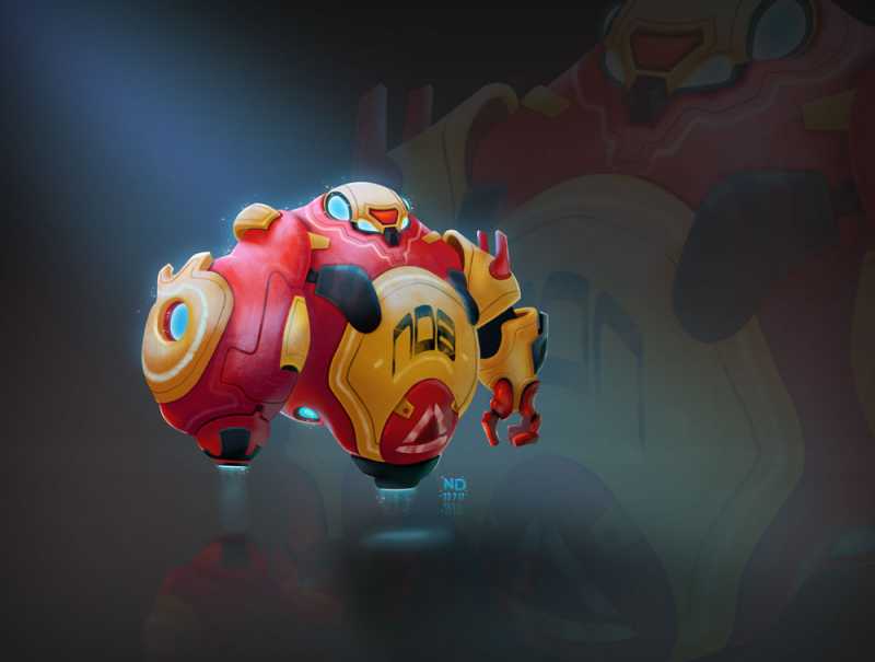 Friendly Robot Character :)