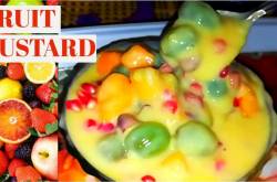 Fruit custard recipe | How to make fruit custard | Easy custard recipe