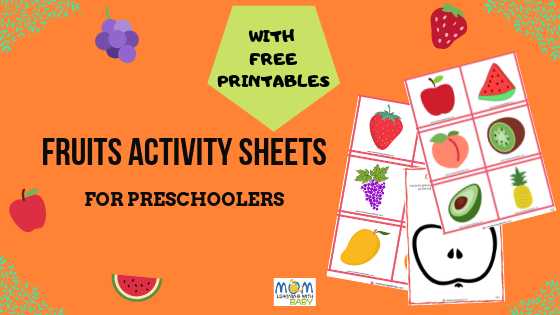 Fruits Activity Pack- FREE PRINTABLES