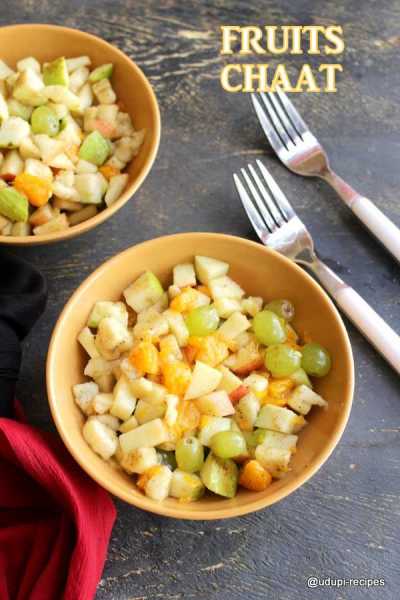 Fruits Chaat | Healthy Fruit Chaat Recipe - Udupi Recipes