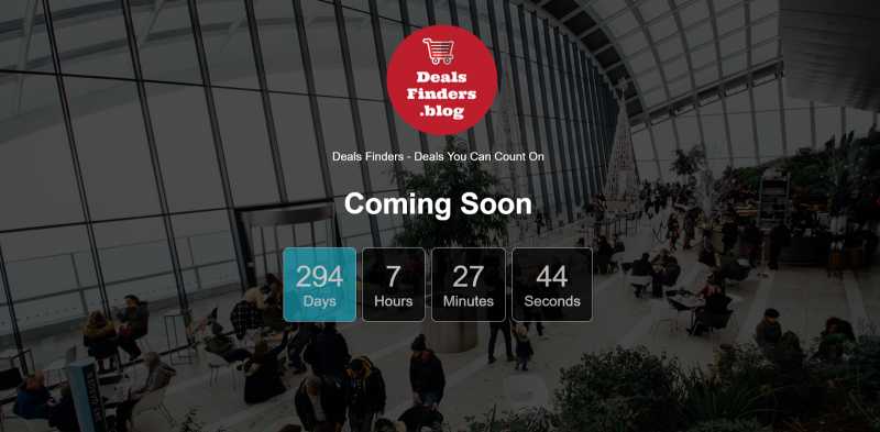 Fullpage Comingsoon Countdown Timer Made With Vanilla Javascript