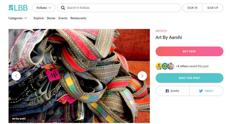 Funk With No Junk - On LBB - Sep 2018 - Art By Aarohi