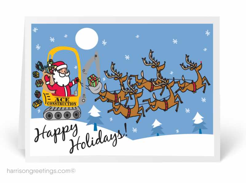 Funny Construction Christmas Cards This Holiday Season