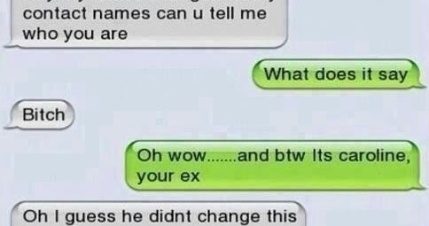 Funny Contact Names Changed