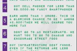 Funny take on Budget 13:10 Commandments