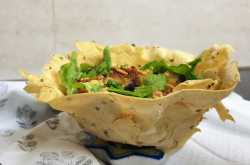 fusion chaat in crunchy bowls - a heavenly treat