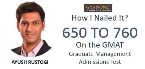 GMAT 760 From 650: How Ayush Rustogi Cracked It - GyanOne