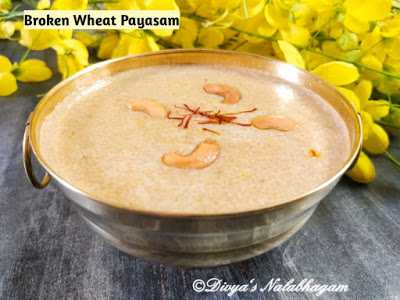 GOTHUMAI RAVA PAYASAM / BROKEN WHEAT PAYASAM