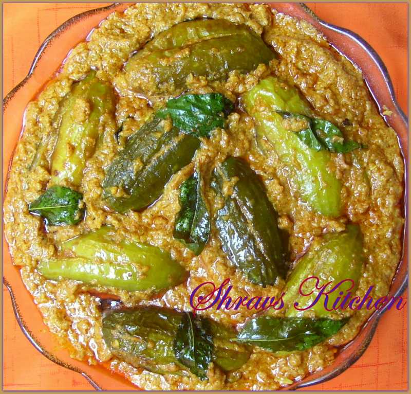 GUTTI DONDAKAYA KURA/KUNDURU MASALA CURRY/STUFFED IVY GOURD