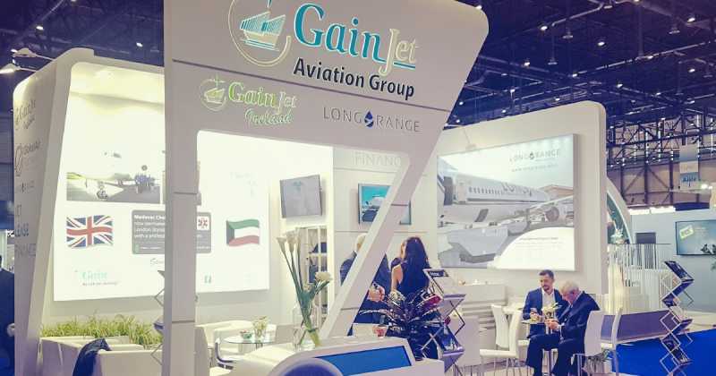 Gainjet At EBACE 2018, Geneva By Mind Spirit Designs LLC 