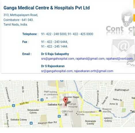 Ganga Hospital , Coimbatore -Review Of Diagnosis, Treatment, Hospital Stay And Cost