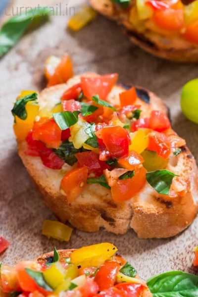 Garden Fresh Tomato Bruschetta