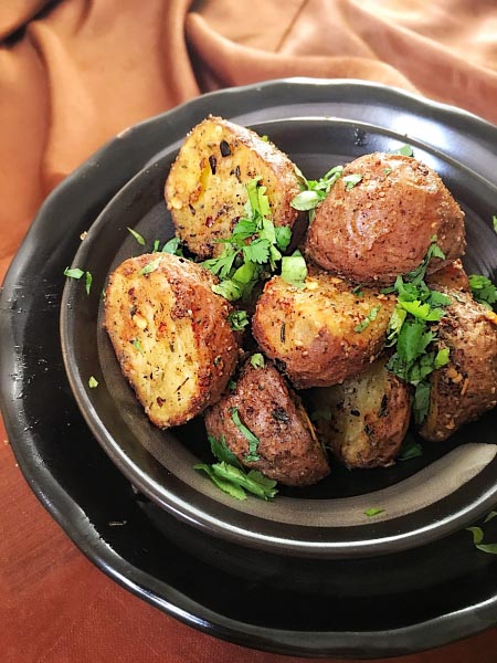Garlic- Herb And Parmesan Roasted Red Potatoes.