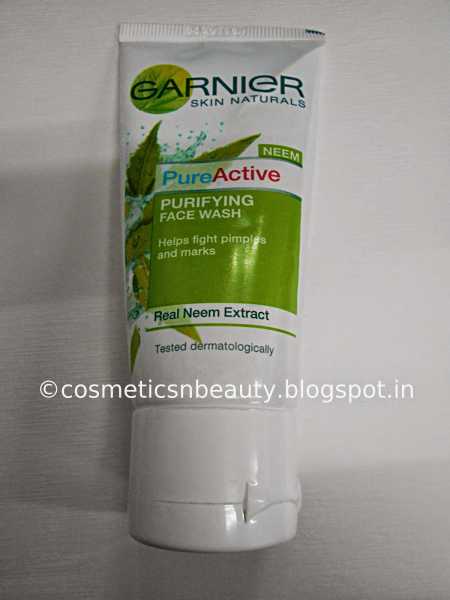 Garnier Pure Active Neem Purifying Face Wash Review