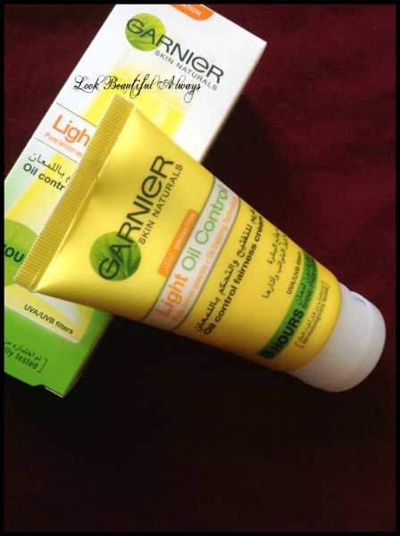 Garnier Skin Naturals Light Oil Control Fairness Cream Review
