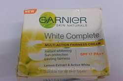 Garnier White Complete Multi-Action Fairness Cream - SPF 17 PA   Review