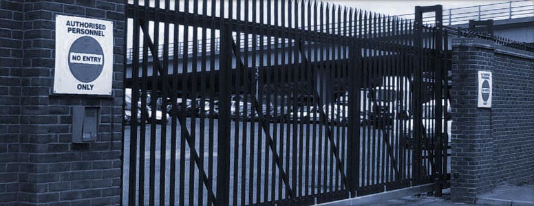 Gates In Northern Ireland - CCTV Belfast - CCTV Northern Ireland - Black & White Security