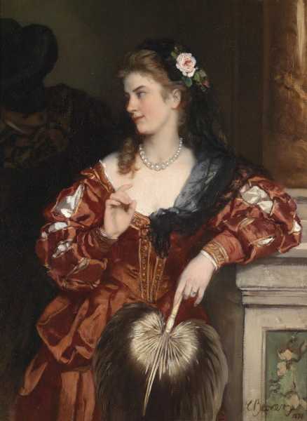 German Painter - Carl Ludwig Friedrich Becker (1820-1900)