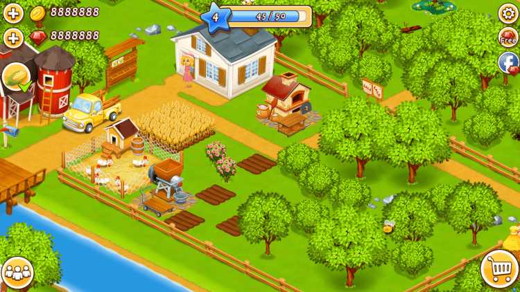 Get Farm Town Mod Apk V 2.33 [Unlimited Diamonds / Gold]✅