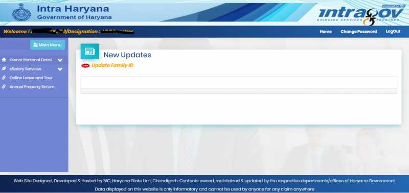 Get Intra Haryana Salary Statement & New Registration 2019