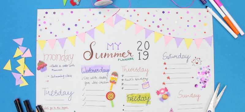 Get Creative These Holidays With This DIY Summer Planner!
