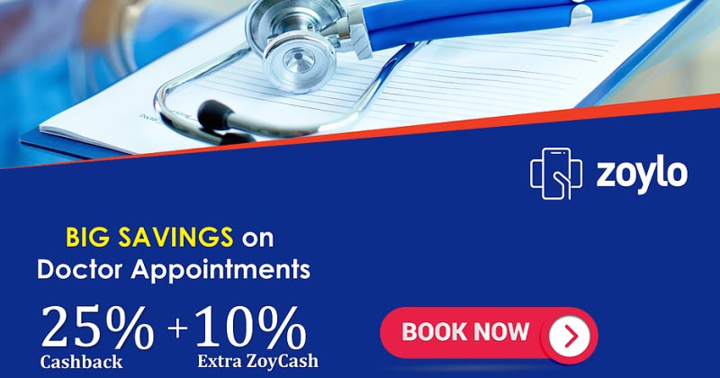 Get More Than 25% Cashback On Doctor Appointment At Zoylo