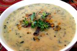 Ghol Takatali Bhaji (Purslane in a yoghurt sauce)