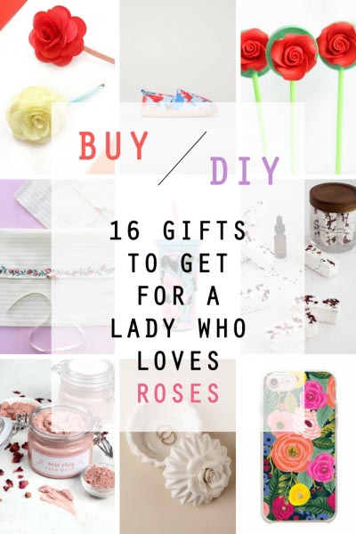 Gifts To BUY Or DIY For A Lady Who Loves Roses! - The Craftables