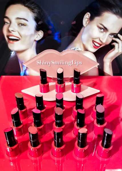 Giorgio Armani Ecstasy Shine Lipsticks - Swatches, Photos