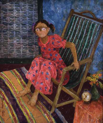 Girl In Armchair