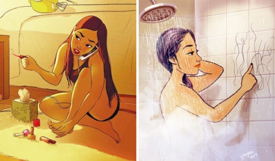 Girl’s Happiness Of Living Alone