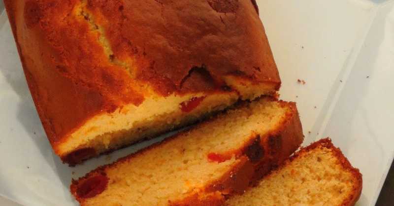 Glaced Cherries Pound Cake