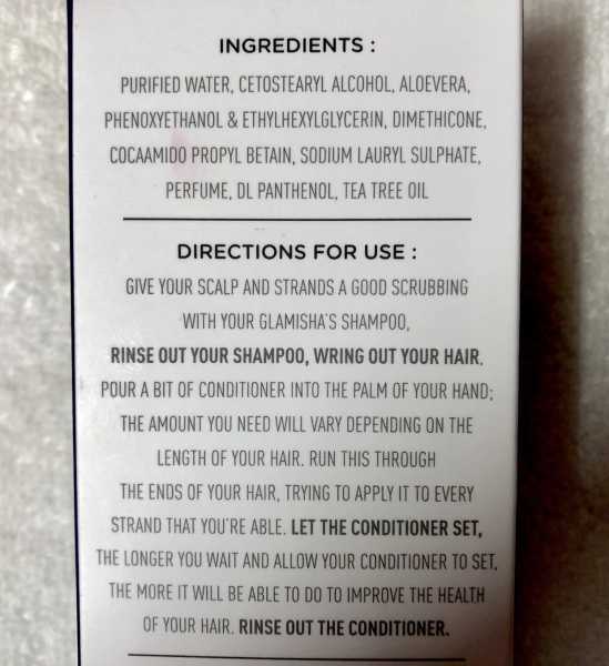 Glamisha Hair Conditioner Review!!