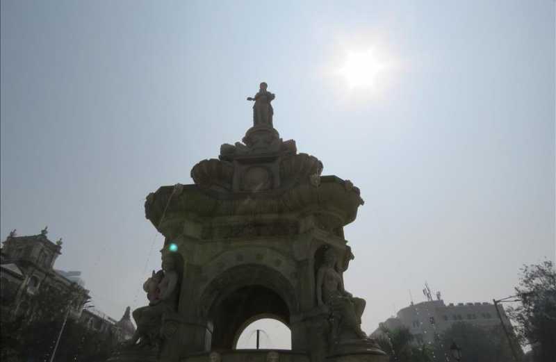 Glimpse Of Renovated 155 Year Old Flora Fountain - Me Mumbai
