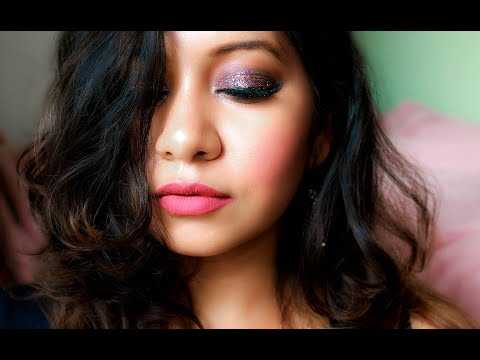 Glittering Glamorous  Eyes With Neutrals Makeup Look
