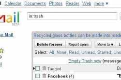 Gmail trashed down…!