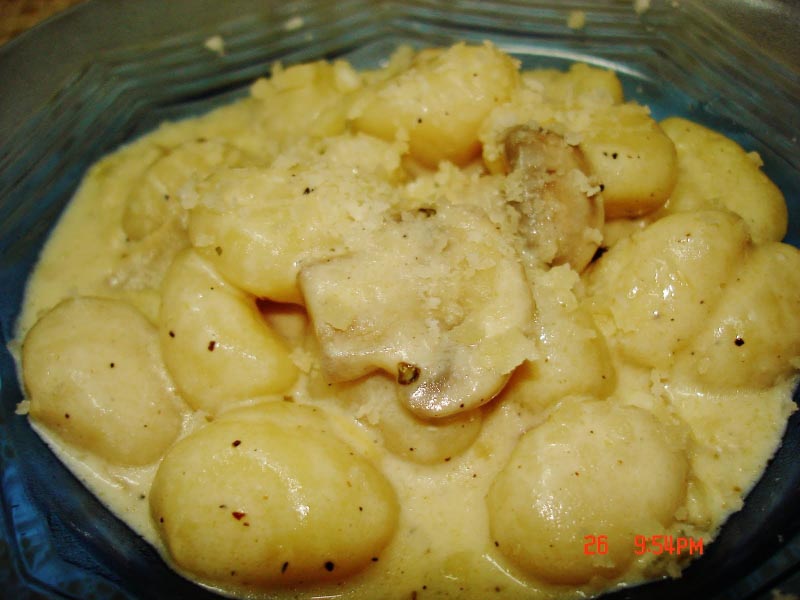 Gnocchi With Mushrooms
