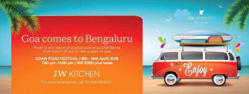 Goa Comes To Bengaluru - Goan Food Festival At JW Kitchen, JW Marriott Bengaluru