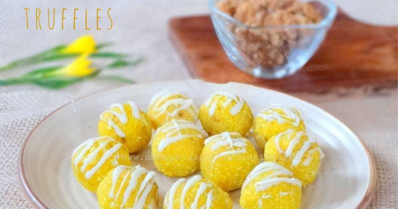 Golden Truffles - No Bake No Cook  Recipe