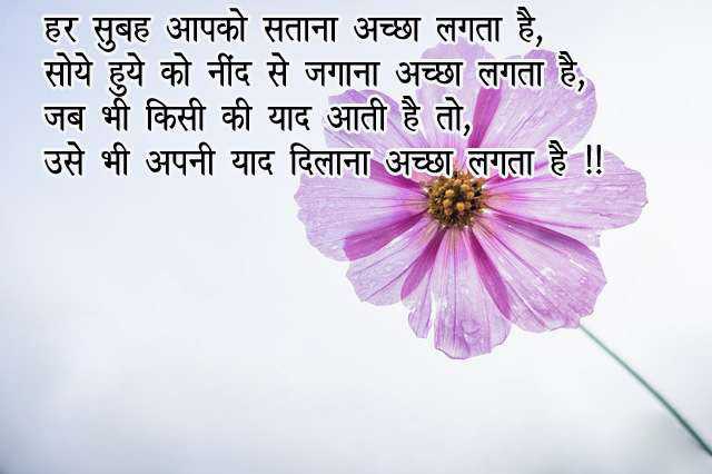 Good Morning Shayari In Hindi Messages And Images - Hindismsfun