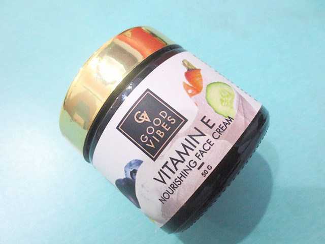 Good Vibes Vitamin E Nourishing Face Cream Review | Price, Claims