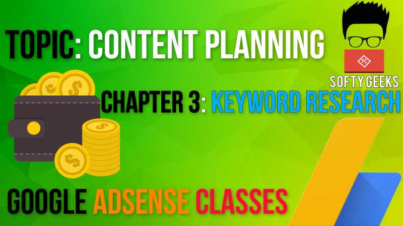 Google AdSense Classes:Content Planning